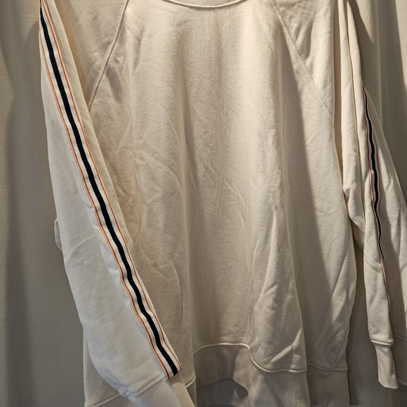 Lou Grey Set - Ivory with Navy/Orange Side Stripe - XL - Picture 5 of 5